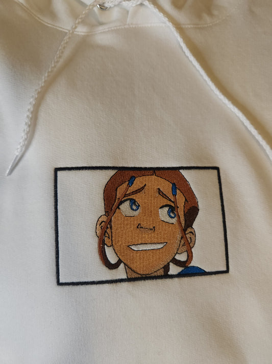 Water Bender Embroidered Hoodie